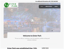 Tablet Screenshot of enter-park.com